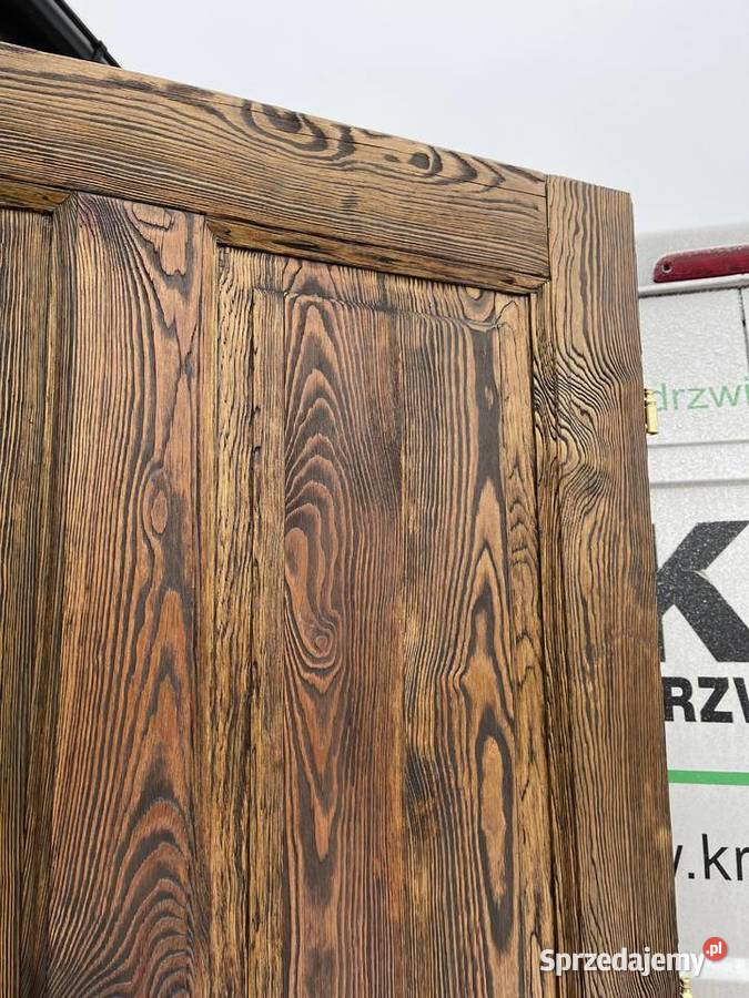 DRZWI LITE DREWNIANE SZCZOTKOWANE OLEJOWANE KRAJ Grzybno sprzedam
