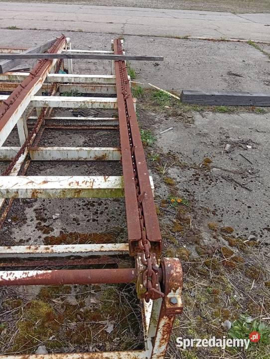 Podajnik kłódzasobnik łańcuchowy do traka firmy dolnośląskie Syców