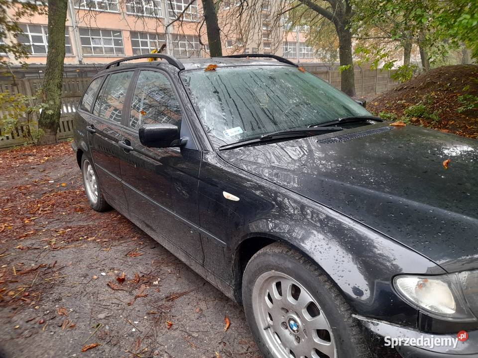 Bmw e 46 Bmw seria 3 polift kombi czarny Łódź