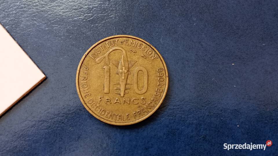 Stare monety 10 frank 1957 Afryka Zachodnia Lesko