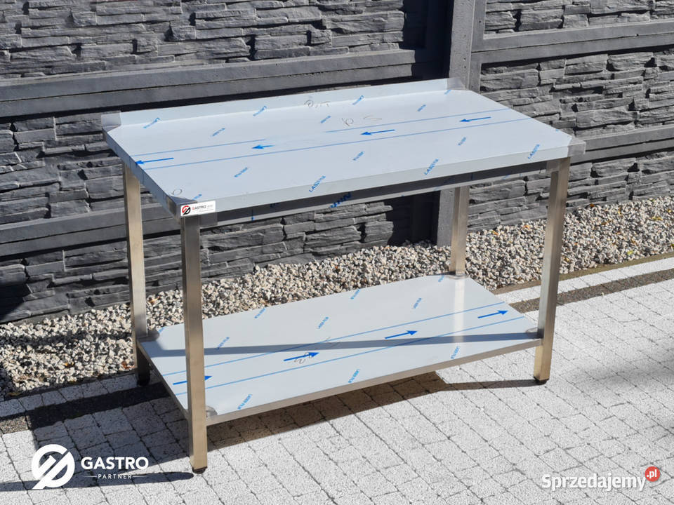 Stół przyścienny z półką spawany 1300x700x850 mm Ostrów Wielkopolski