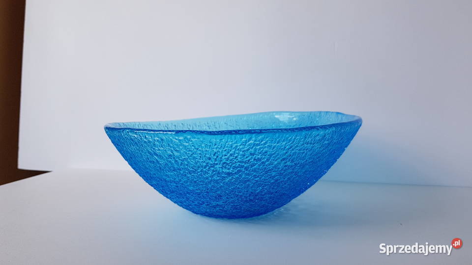 Misa miska Sahara Ząbkowice kolorowe szkło PRL Dąbrowa Górnicza