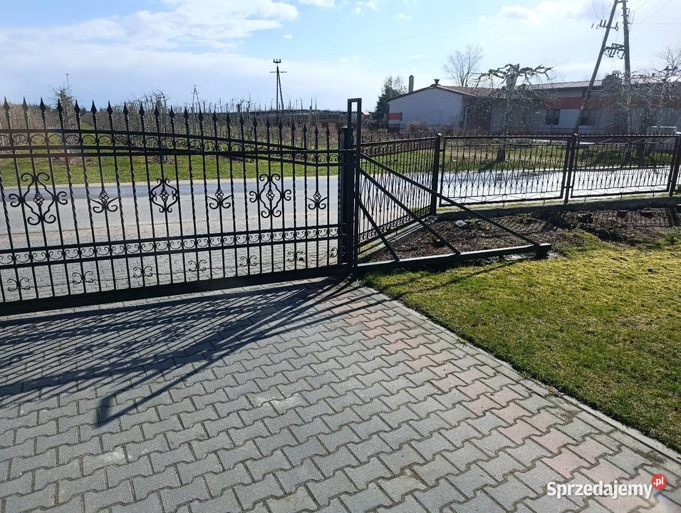 Brama przesuwna 55m plus furtka 12m metal Olszowa Wola