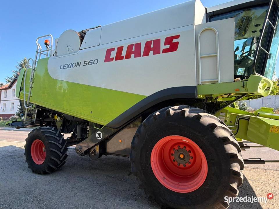 Kombajn zbożowy Claas Lexion 560 heder V750 prod Nowa Ruda
