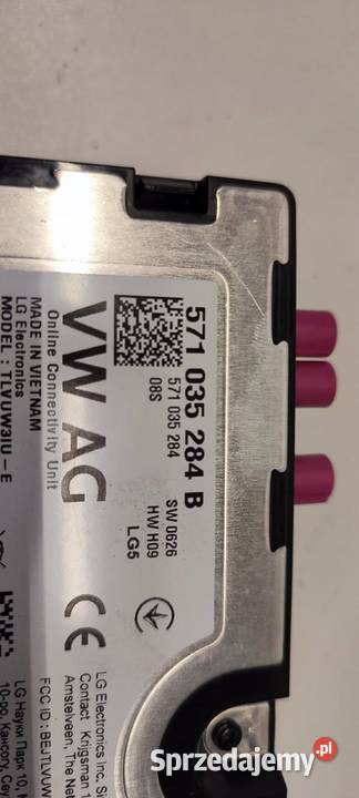 VW TAYRON MODUŁ STEROWNIK ONLINE 571035284B Układ elektryczny, zapłon dolnośląskie