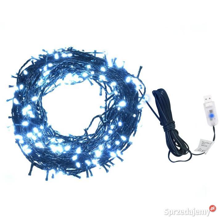 vidaXL Sznur 400 lampek LED 40 m zimne białe mazowieckie