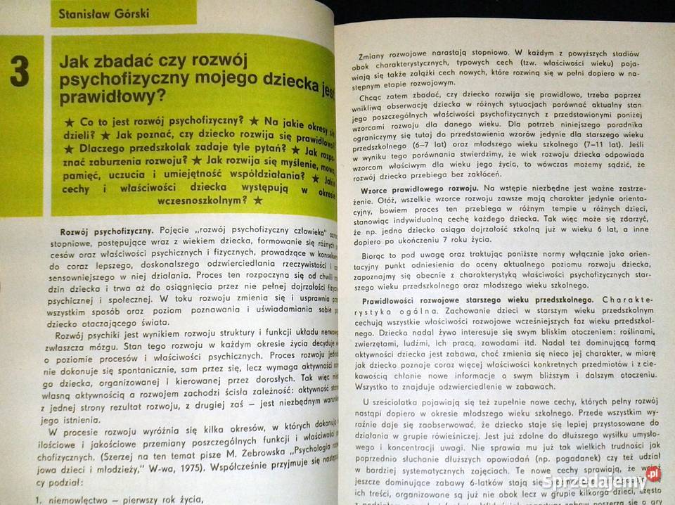 Vademecum rodziców dzieci lat 6 do 10 Wojciech Rok wydania 1987 Chełm