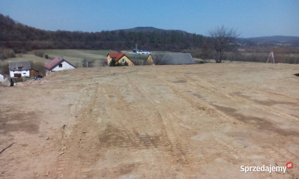 Prace ziemneusługi koparką wykopy wozidło Bircza