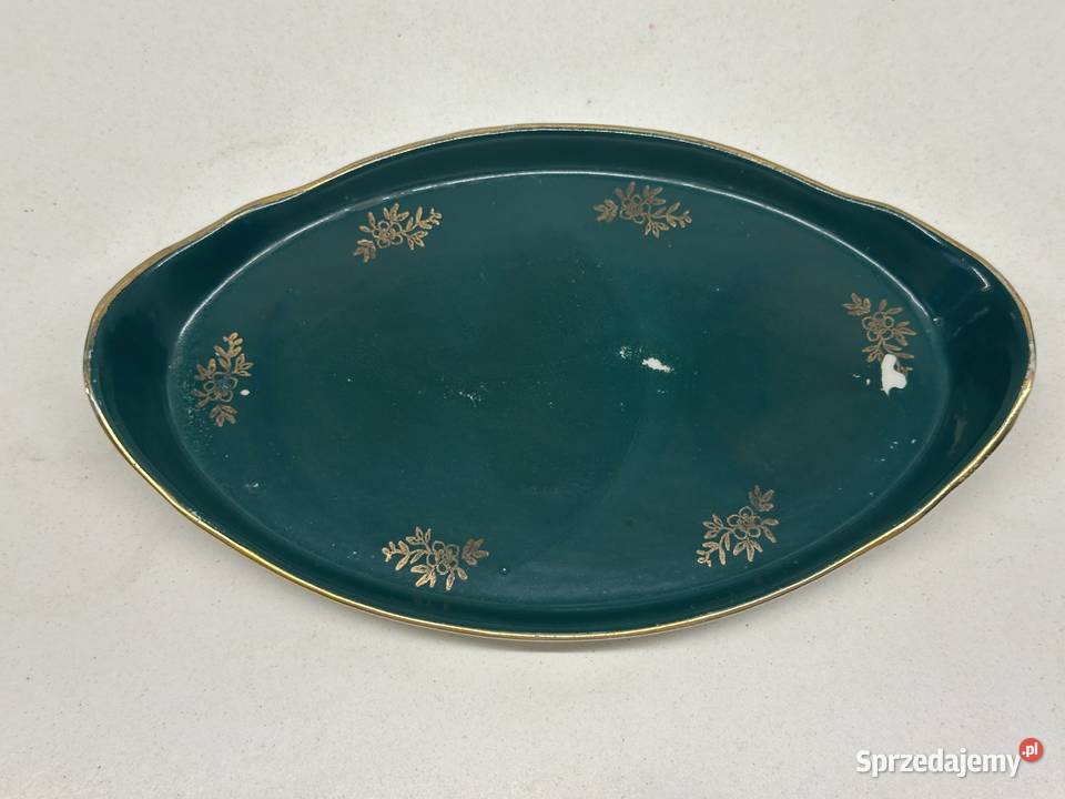 Zestaw palacza Ćmielów z lat PRLu Porcelana i szkło Łódź