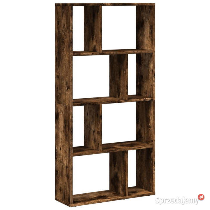 Regał na książki przydymiony dąb 60x20x120