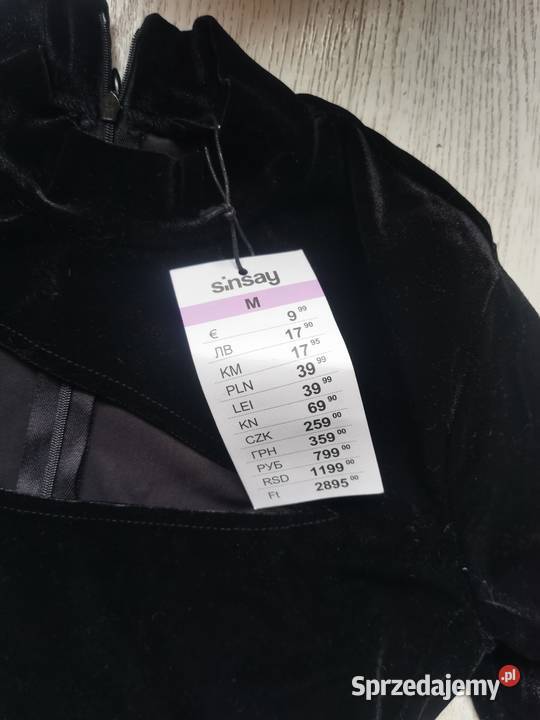 Sukienka mini z wycięciem Rozmiar 38(M) Kraków sprzedam