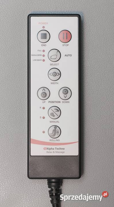 Petit Prowellness AT90 fotel masujący do masażu