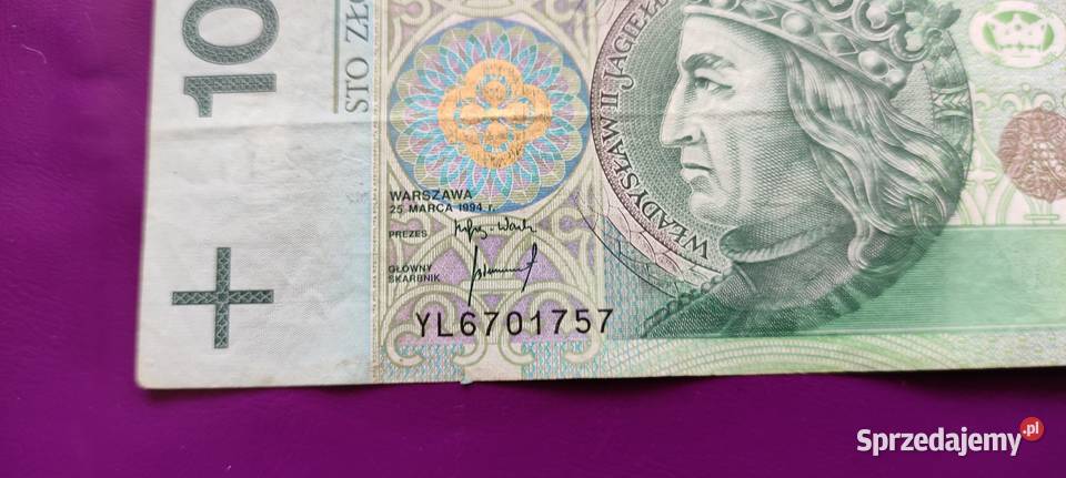 100 seria YL Poszukiwana rzadkość 8 mazowieckie Pruszków