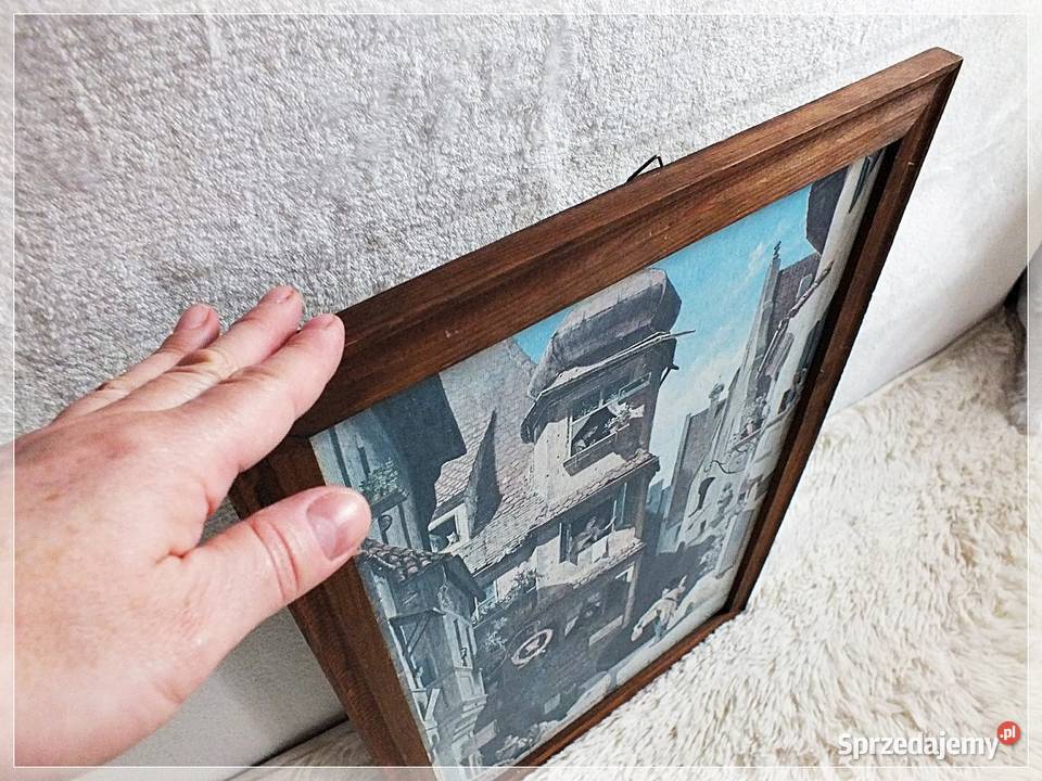 Stary obraz Der Briefbote im Rosental Rarytas o