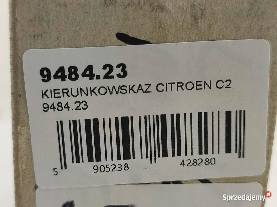 KIERUNKOWSKAZ BOCZNY CITROEN C2 20032009 948423 osobowe Kierunkowskazy sprzedam
