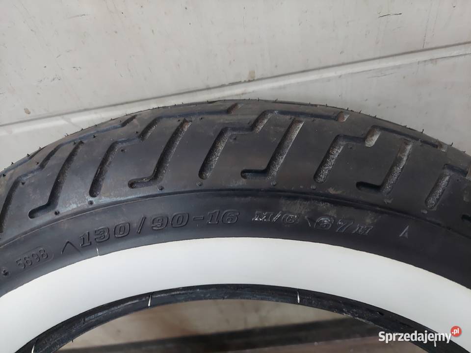 Opona harley davidson 1309016 biały pasek dunlop 16cale Stoczek Łukowski sprzedam