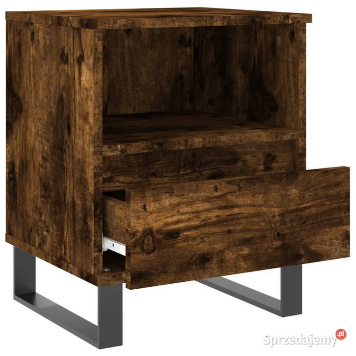 Szafka nocna przydymiony dąb 40x35x50 WM830646 Warszawa