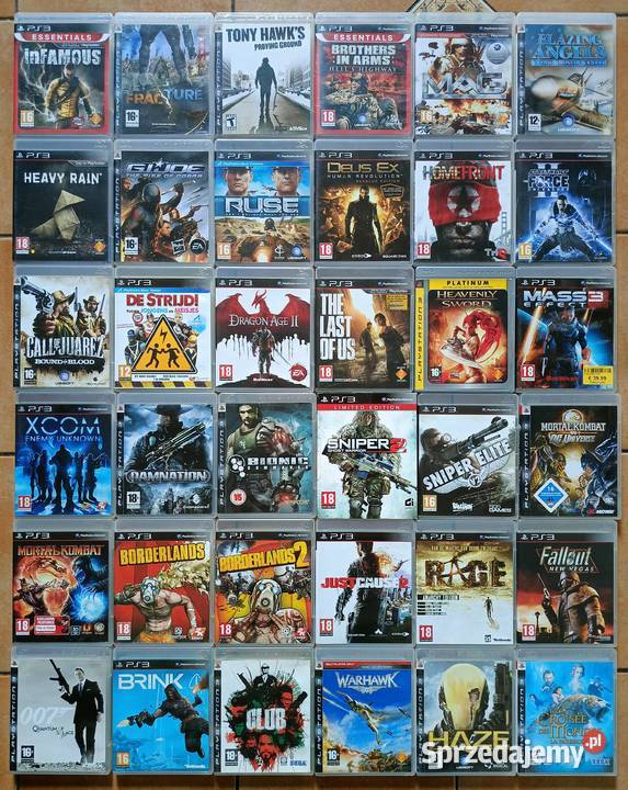 Gry Gry 3 3 Sony Playstation 3 wielkopolskie sprzedam