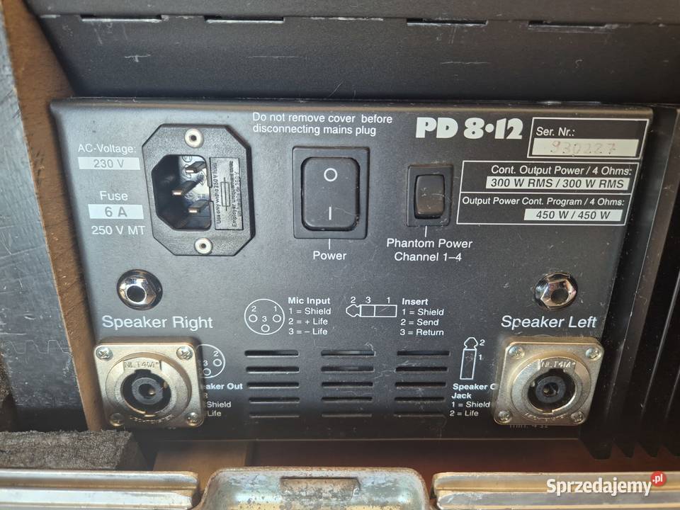 Zeck pd 812 powermixer wzmacniacz małopolskie Ilkowice