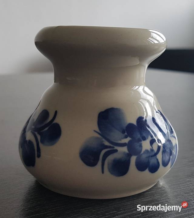 Świecznik porcelanowy porcelana fajans kaganek Legnica