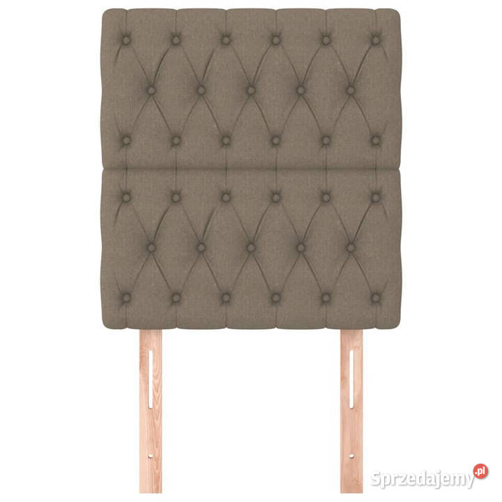 Zagłówki do łóżka 2 taupe 80x7x7888 tkanina Warszawa sprzedam