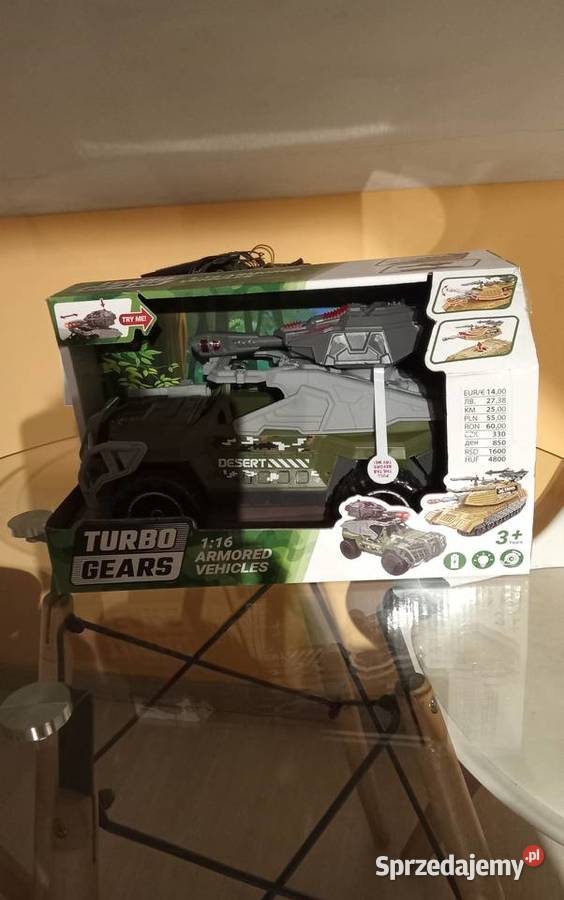 Sprzedam Sprawny Samochodzik Wojskowy Turbo 4 lata+ Golub-Dobrzyń