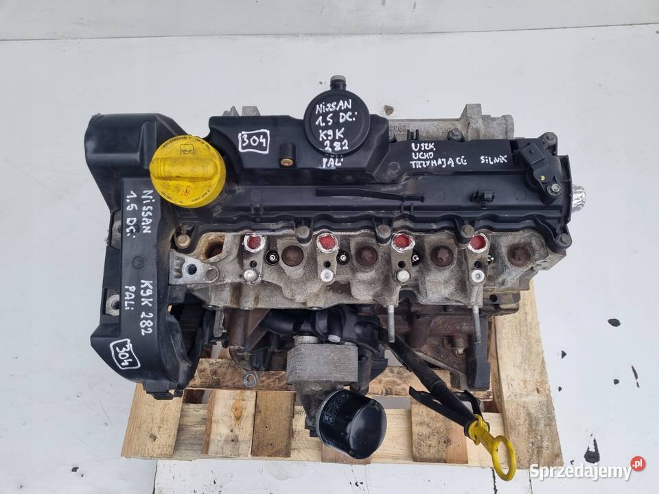 SILNIK Nissan Qashqai 15 DCI KOMPLET ładnie lubelskie Rudka