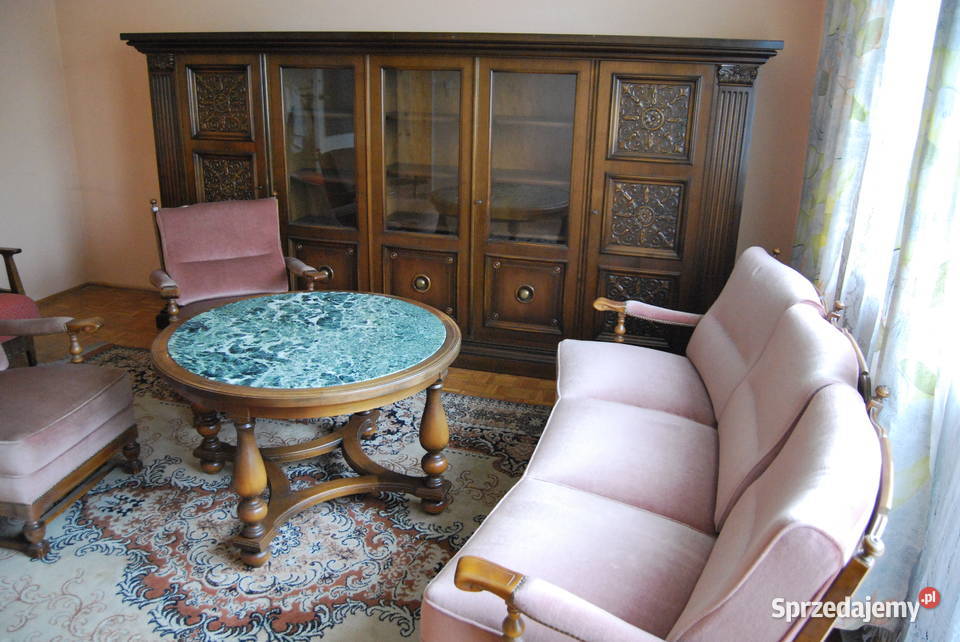 Zestaw wypoczynkowy stylowe fotele i kanapa stylizowane