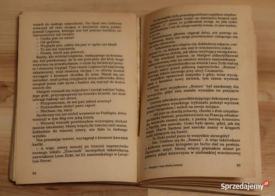 Georges Simenon Maigret i trup młodej kobiety Siedlce