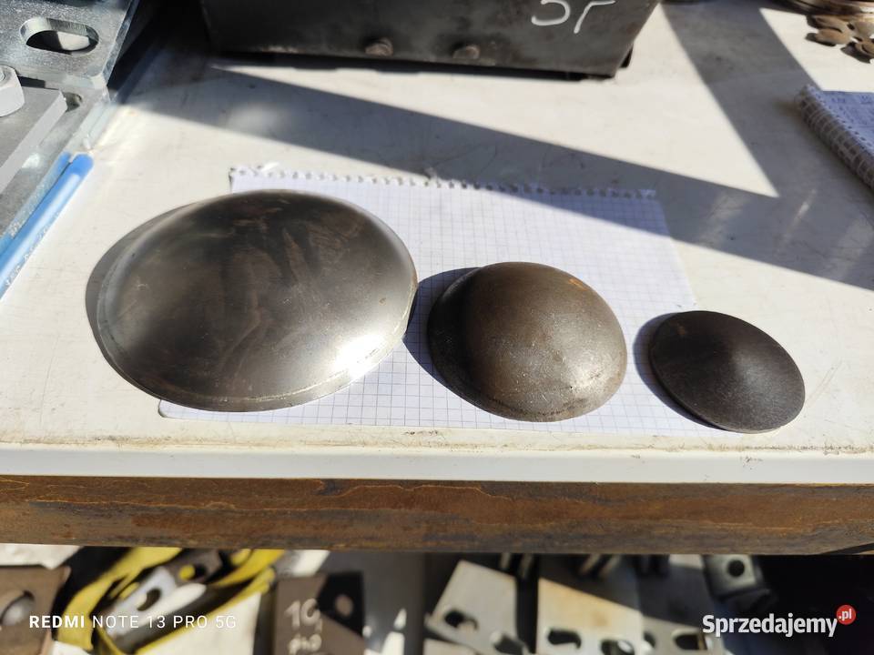 Daszek metalowy na słupek 60mm 80mm 125mm Elżbieta