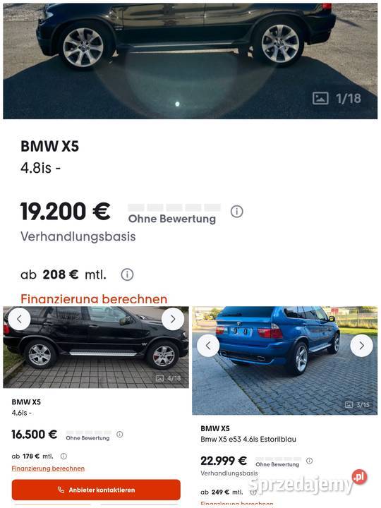 BMW X5 is 1 z8000Alpina 46 Panorama Xeno Audio mazowieckie