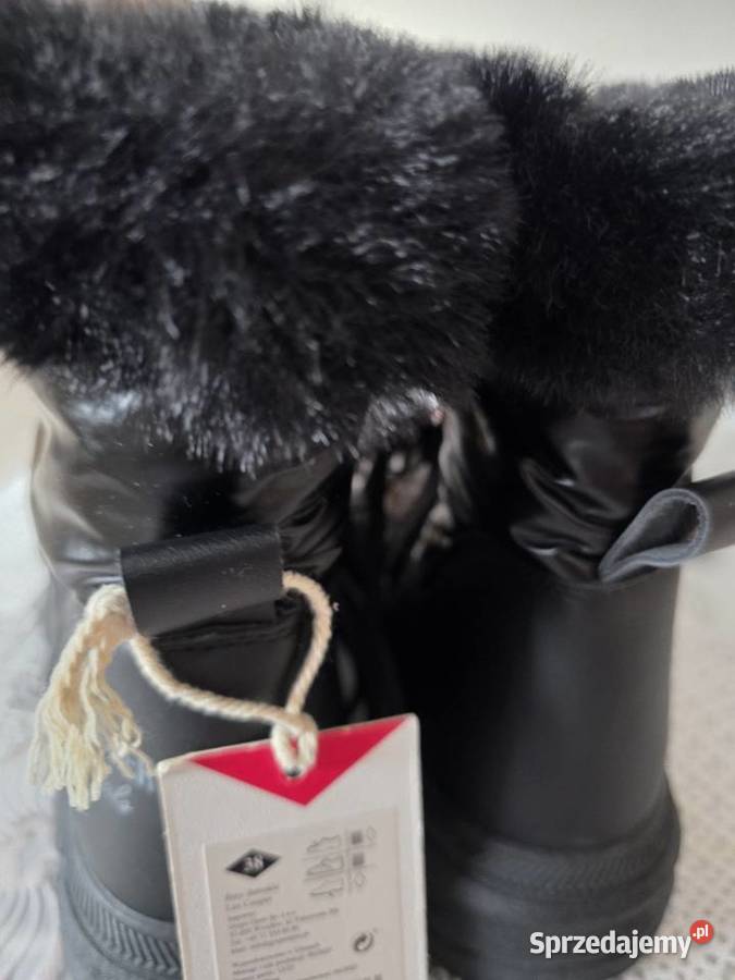 Oryginalne buty damskie Zimowe Lee Cooper czarne Białystok