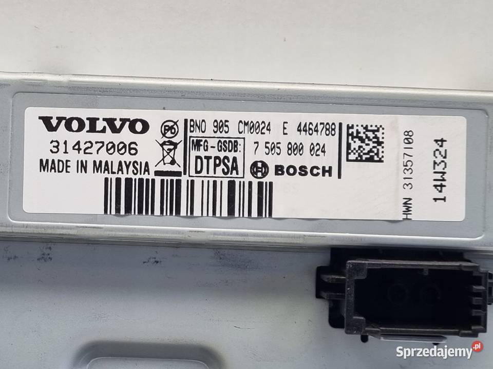 Volvo V40 II EKRAN NAWIGACJI Wyświetlacz monitor osobowe Janów