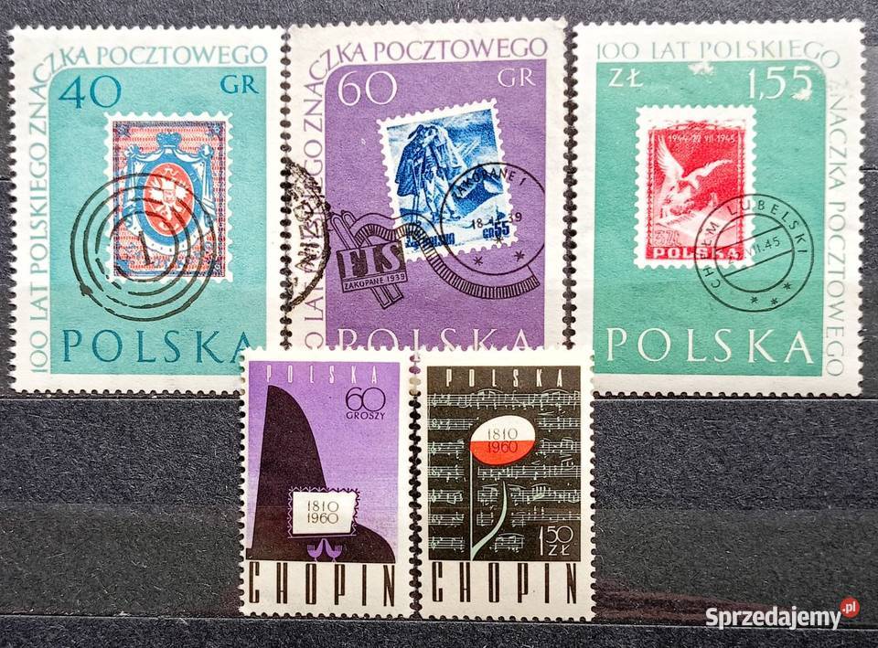 L Znaczki polskie 1960 I kwartał