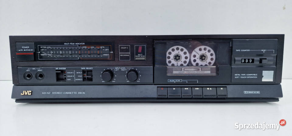 Magnetofon JVC KDX2 Stereo Cassette Deck wielkopolskie sprzedam