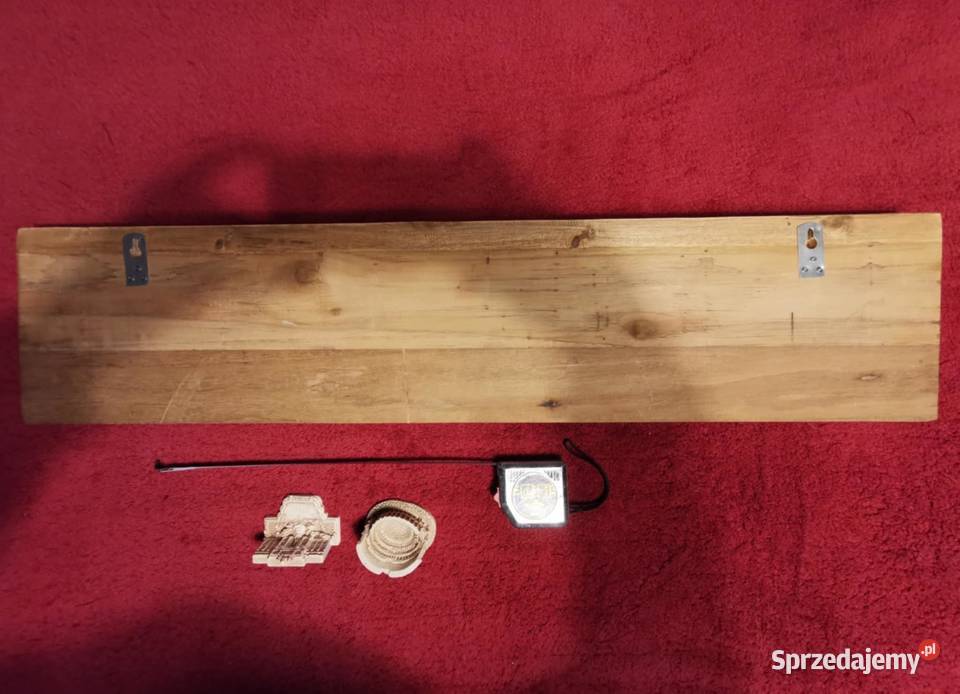 Wieszak drewniany stylowy ścienny Vintage inny kolor Łask