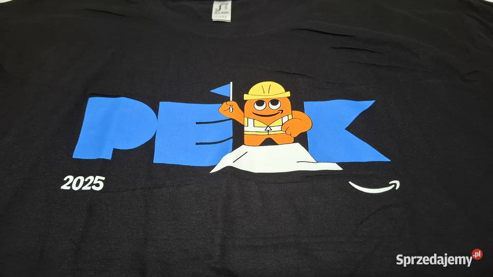 Koszulka krótki rękaw Tshirt czarna Amazon Sols Rozmiar XL śląskie