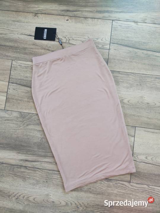 Spódnica tuba obcisła nude missguided beżowa podkarpackie Jasło
