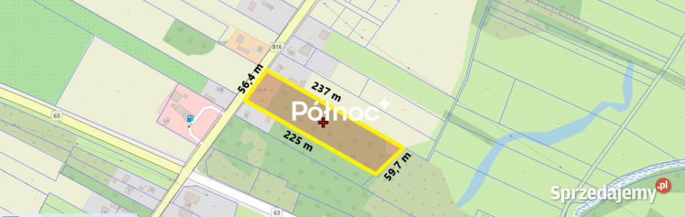 Działka budowlanoleśna w Lisznej gmSławatycze asfalt sprzedam