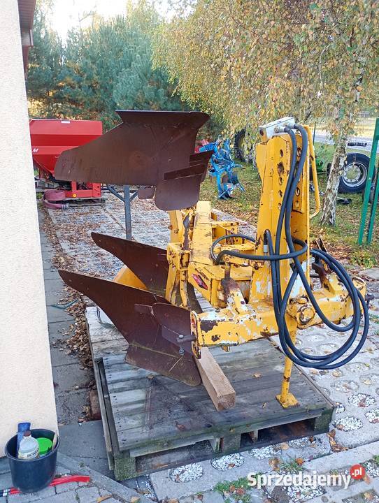 Pług 2 skibowy obrotowy rumpstad do c 360 nieuszkodzony Turek