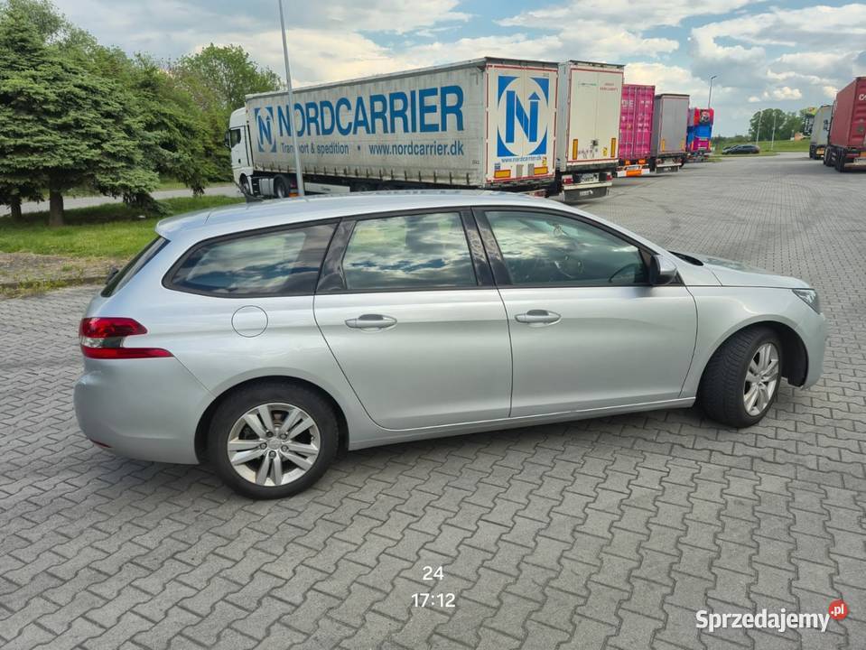Peugeot 308 16hdi 2014r srebrny 308 Sulechów