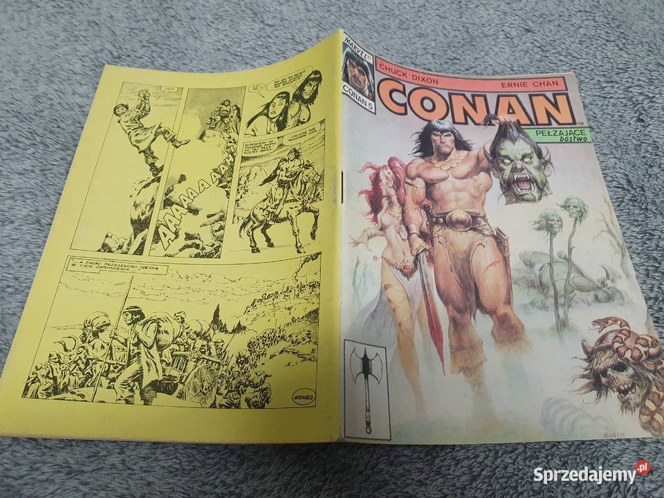 Conan zestaw 4 komiksów AS Editor 1990 Rok wydania 1990 Gdynia
