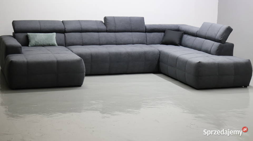 TNH WIelkie U regulowane zagłówki popielaty 228cm Poznań sprzedam