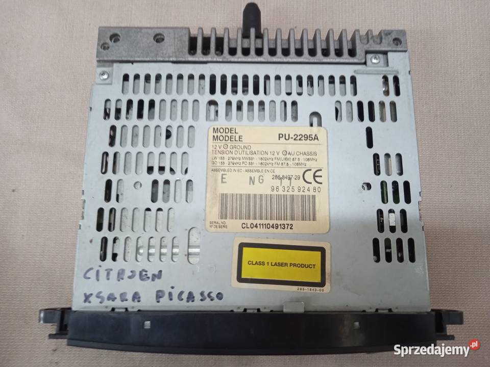 Citroen Xsara Picasso CD Fabryczne Radio Łódź