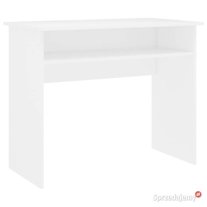 Biurko białe 90x50x74 materiał drewnopochodny Warszawa