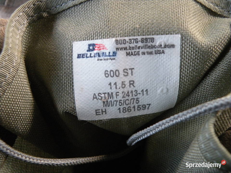 Buty Belleville USAF 600 ST 115 R steel toe