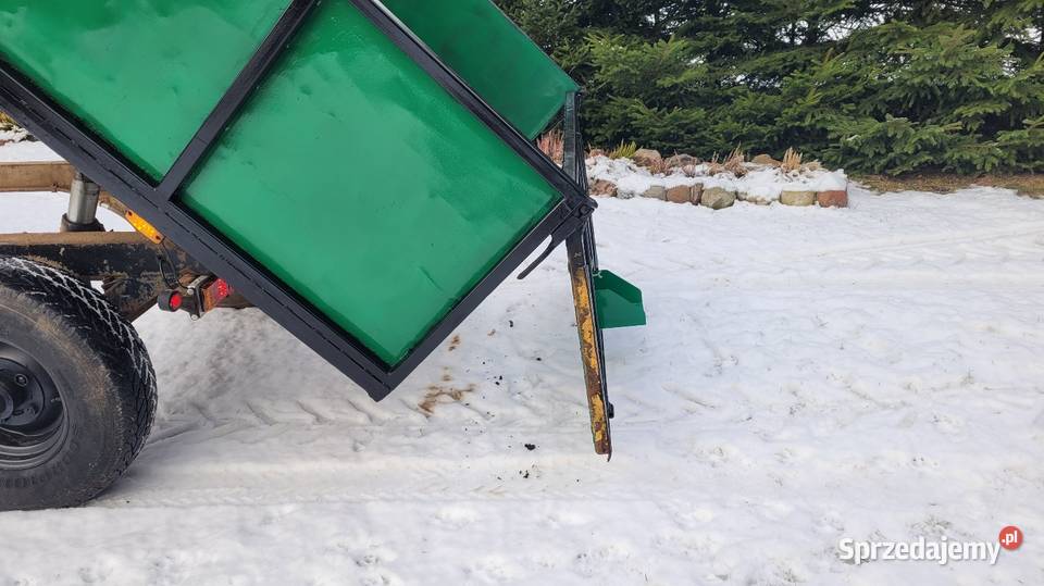 Przyczepa jednoosiowa wywrotka Tuchola sprzedam