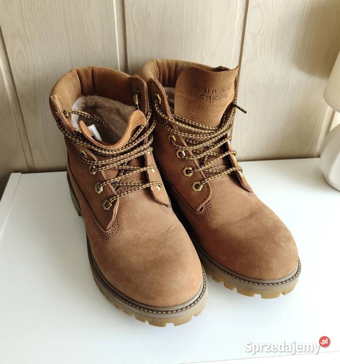 Buty zimowe Highland Creek 39 skórzane brązowe zachodniopomorskie