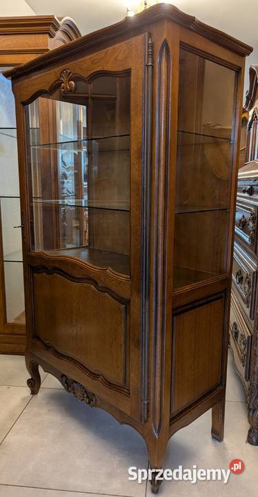 ładna witrynaserwantka ludwikowska dąbsklep śląskie Dąbrowa Górnicza sprzedam