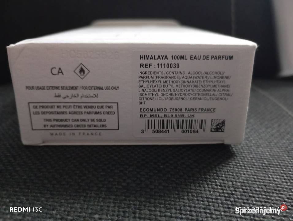 Creed Himalaya 100ml Dla mężczyzn mazowieckie sprzedam